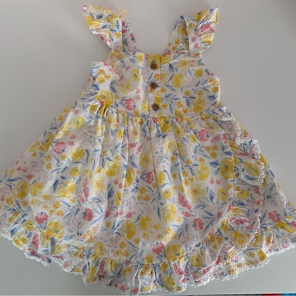 12 month old floral pastel Summer dresses (2) - Tommy Bahama and Carter’s - Picture 8 of 13